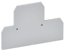 Заглушка торцевая IEK для КВИ-4-2L двухуровневой 4мм2 серый картинка 